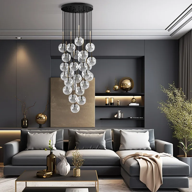 Lampa z kolekcji Nilos w aranżacji — TK Lighting