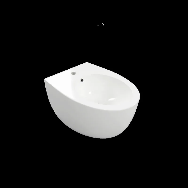 Bidet wiszący o zaokrąglonej formie, biały — Excellent