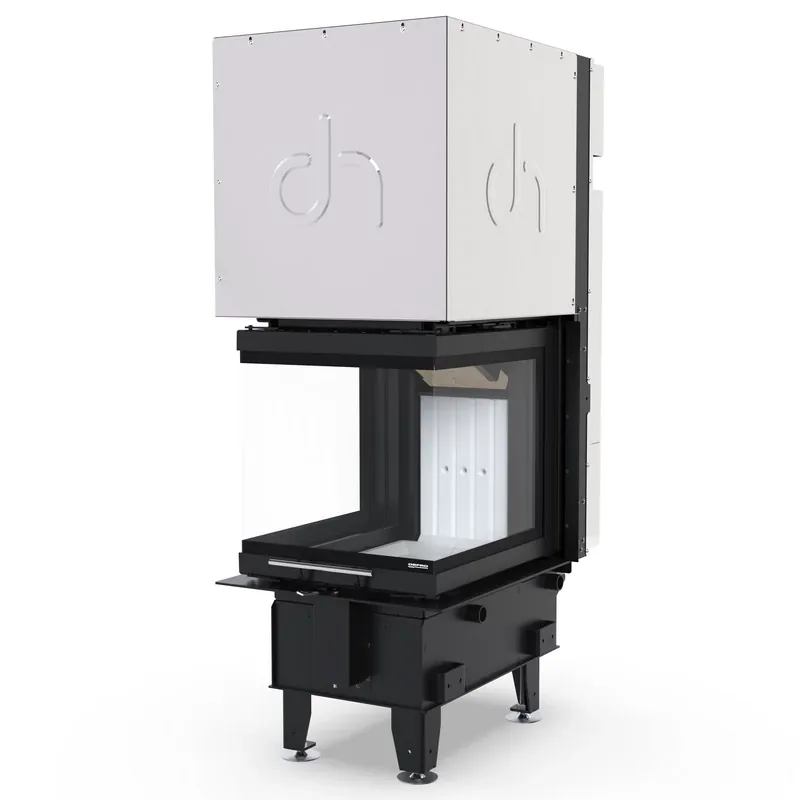 Defro Home Intra XSM U G — wkład dwustronny · 10 kW (6–12 kW) · sprawność 81% · czopuch ⌀200 mm · gwarancja do
