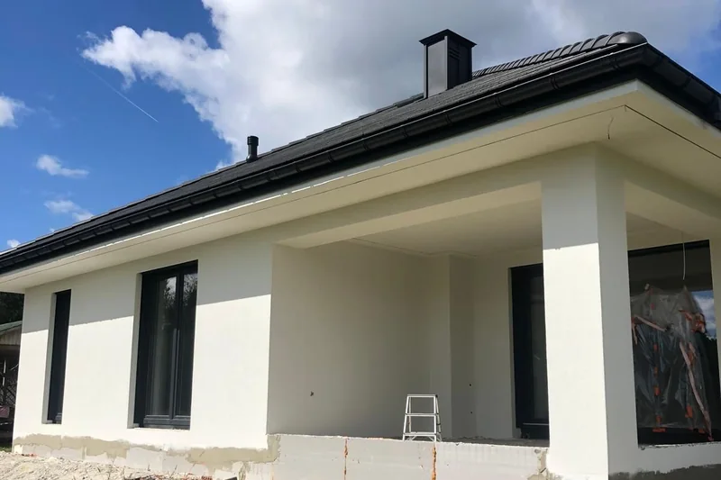 Dom pod klucz — gotowa elewacja, Korzonek k. Konopisk