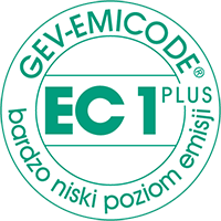 Certyfikat EC1 PLUS — najwyższa klasa emisji VOC